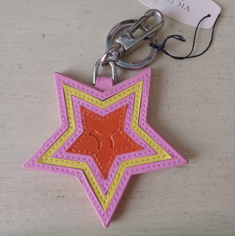 Vintage PINK Keychain